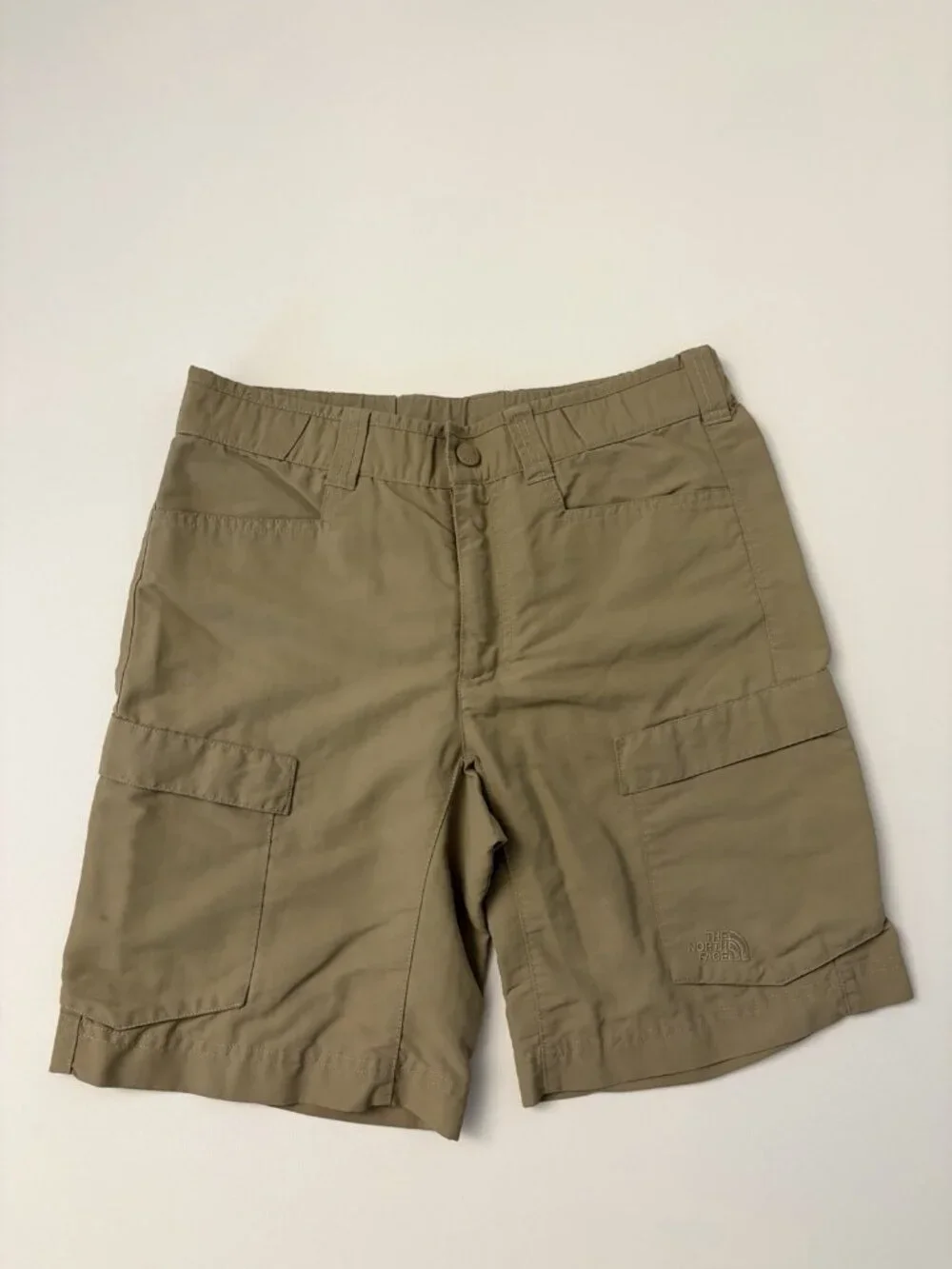 The North Face Men's Khaki Nylon Hiking Outdoor Cargo Shorts Size 30